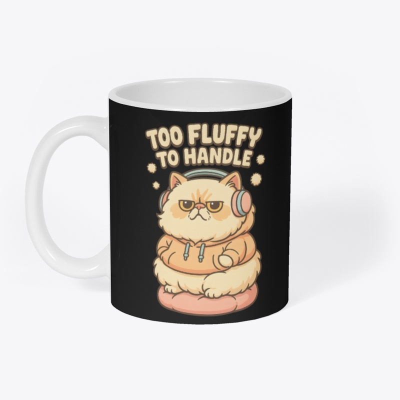 Exotic Shorthair Cat Too Fluffy