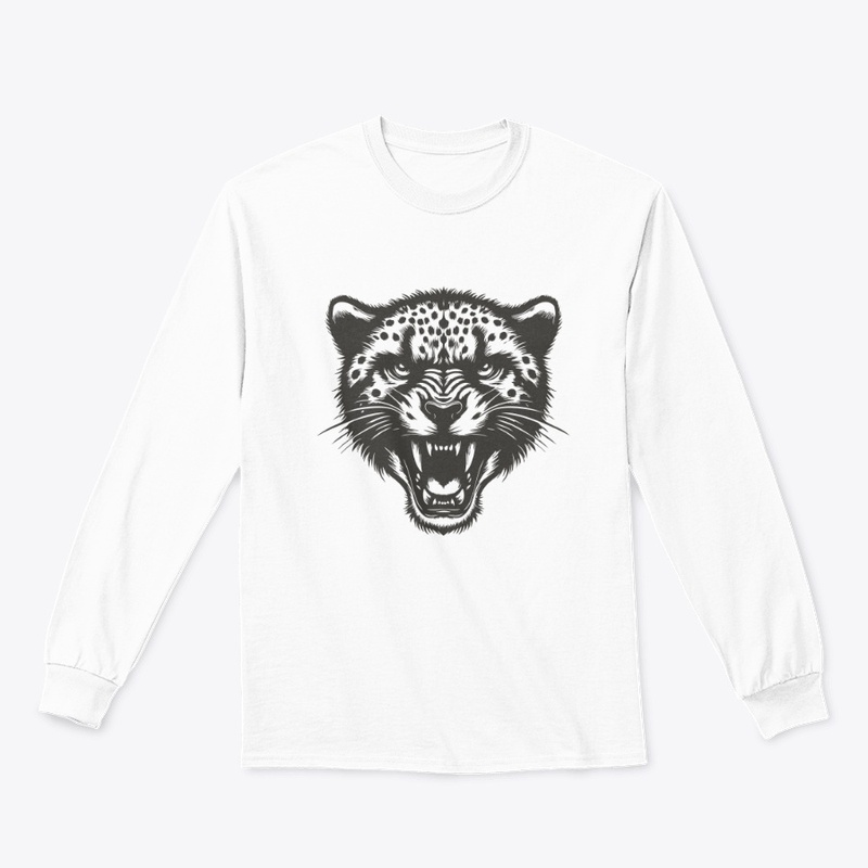 Powerful Cheetah Head Design