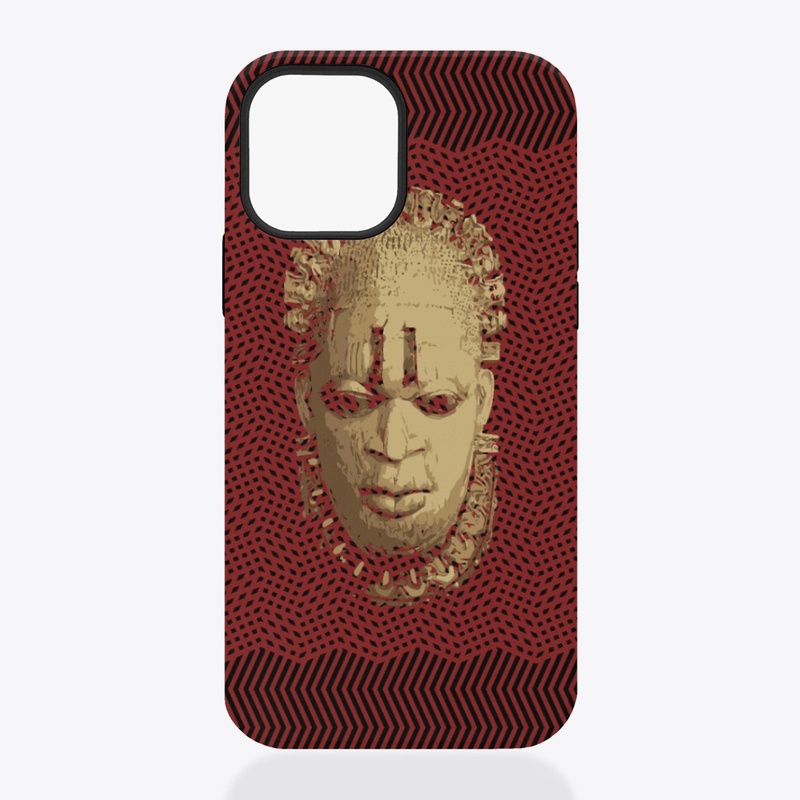 Benin Bronze Mask Of Queen Idia (Gold) 1