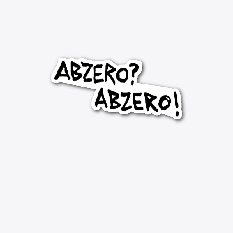 Abzero? Abzero! (Black Design)
