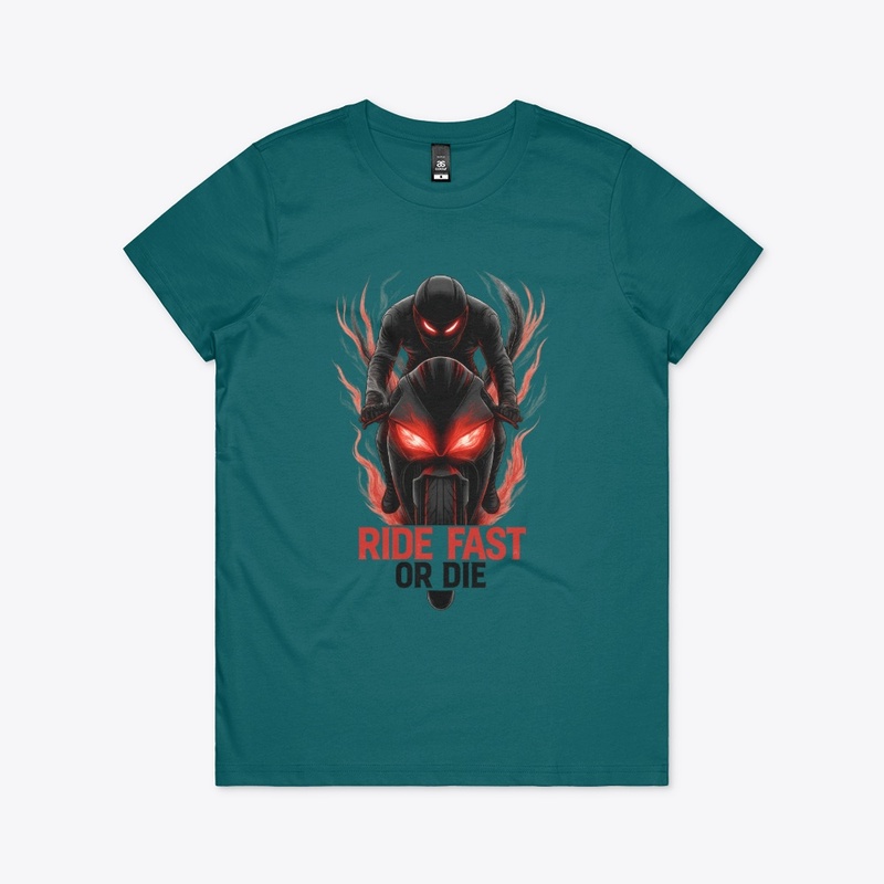 Dark Rider – Ride Fast or Die T-Shirt