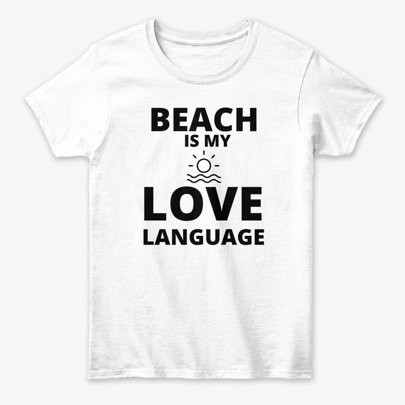Beach is my love language funny summer q