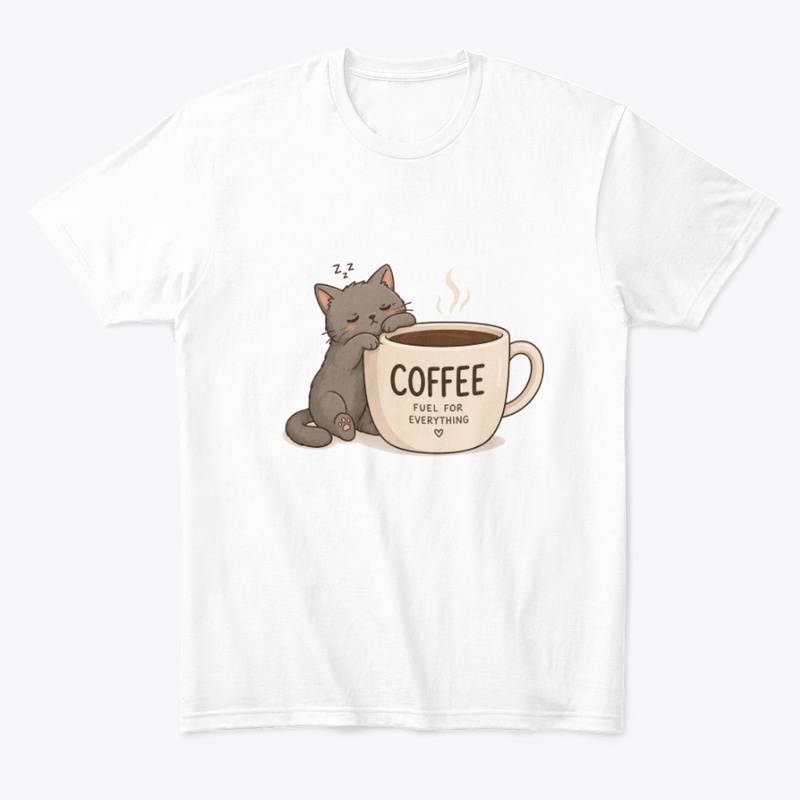 Coffee Fuel For Everything Cute Cat