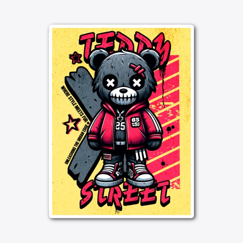 Haunted Teddy Bear Halloween Streetwear