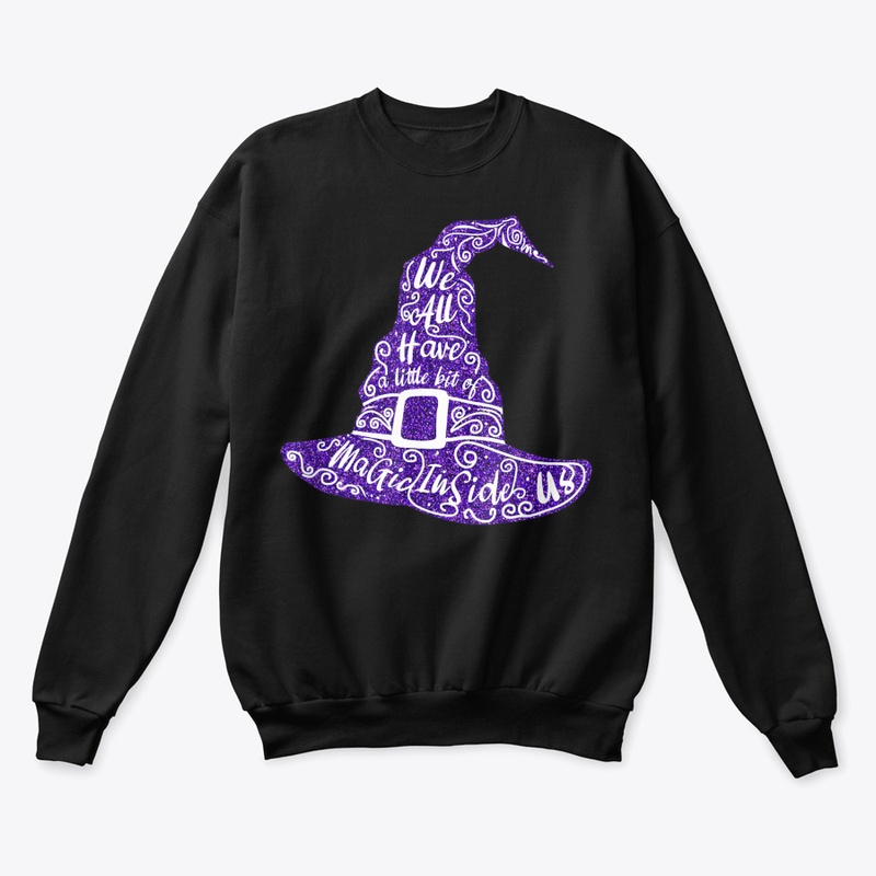 Glitter Purple Witch Magic Hat Halloween