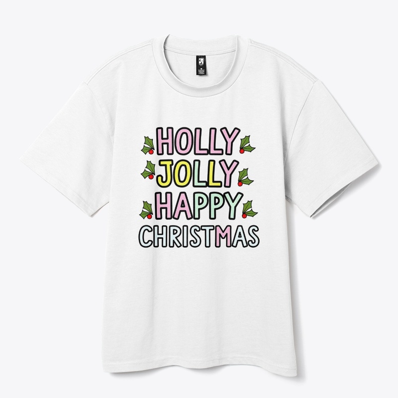 Holly Jolly Happy Christmas T-Shirt