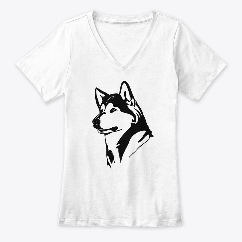 Husky dog lovers mascot