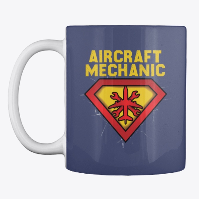 Superhero Aircraft Mechanic Shirt