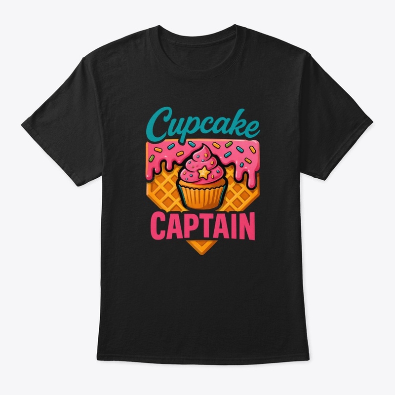 Colorful Cupcake Captain Waffle Art
