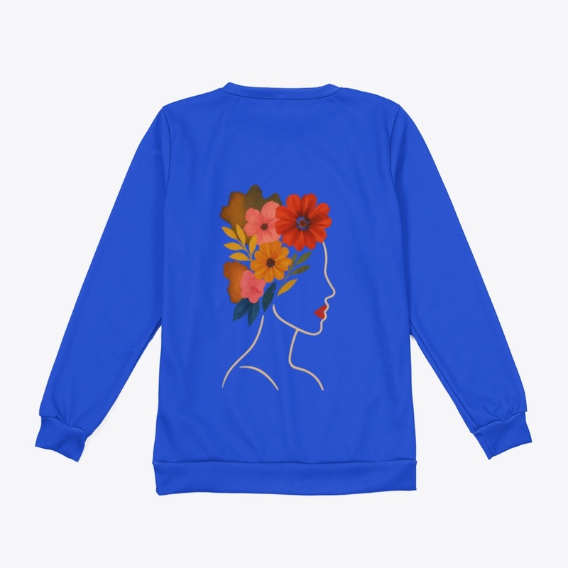 Floral Reflection – Abstract Portrait B