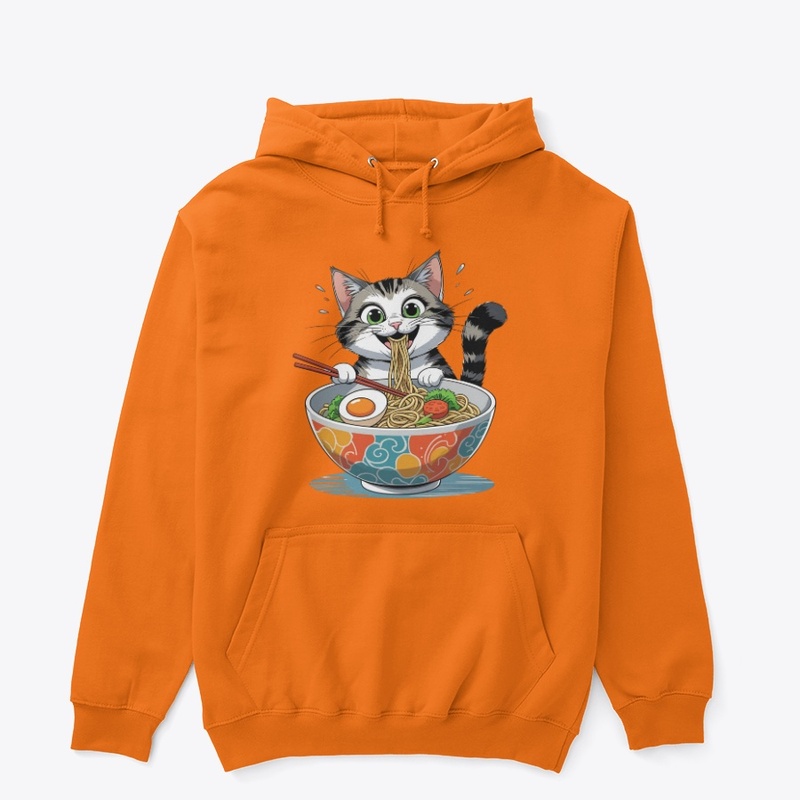 Happy Noodle Cat