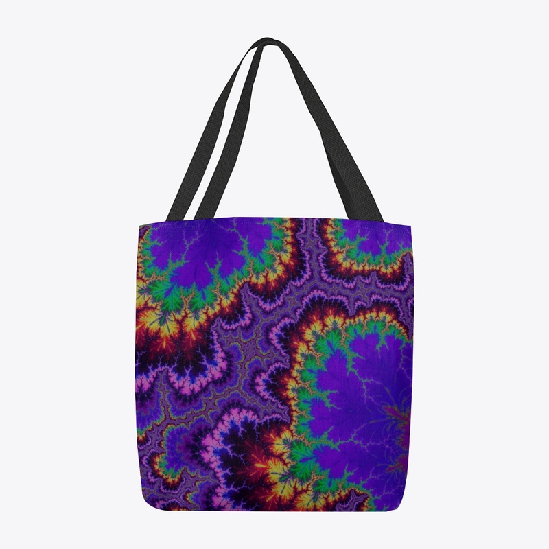 Colorful Trippy Hippie Rainbow Fractal