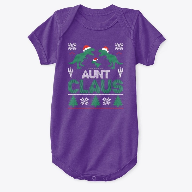 Womens Aunt Claus Matching Famiy Group C