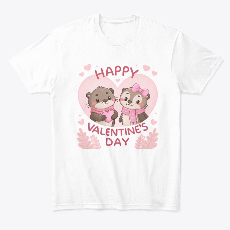 Cute Otter Valentine’s Day 