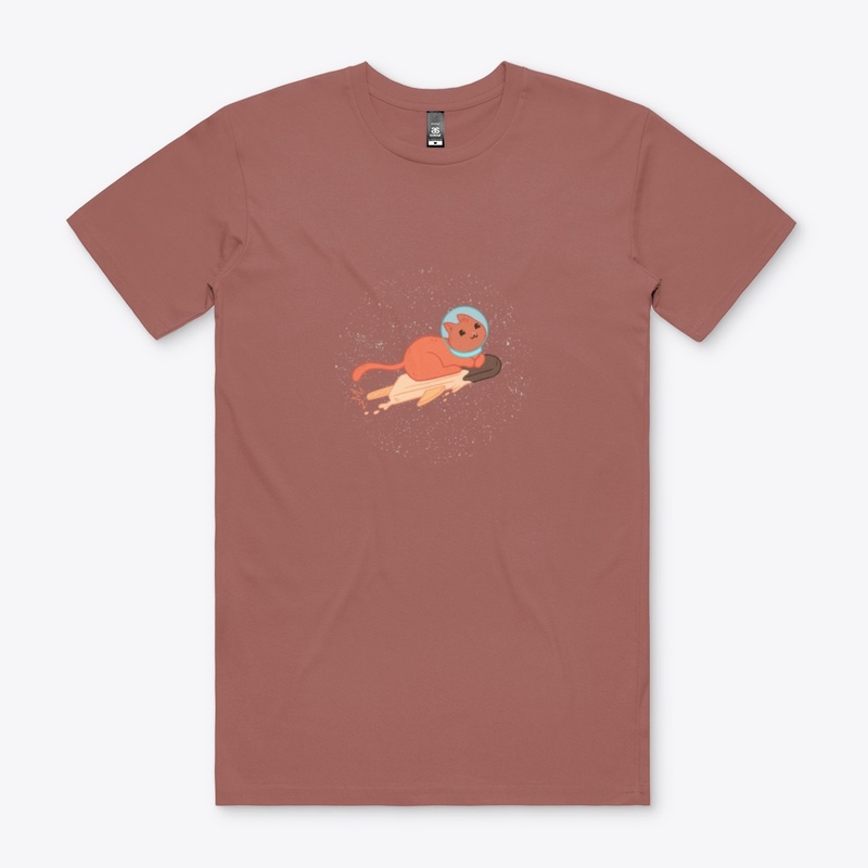 Astronaut cat Ice-cream t-shirt 