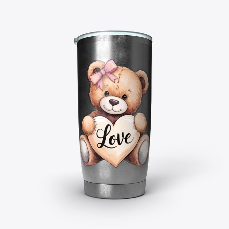 Cuddly Valentine’s Day Elegant Bear