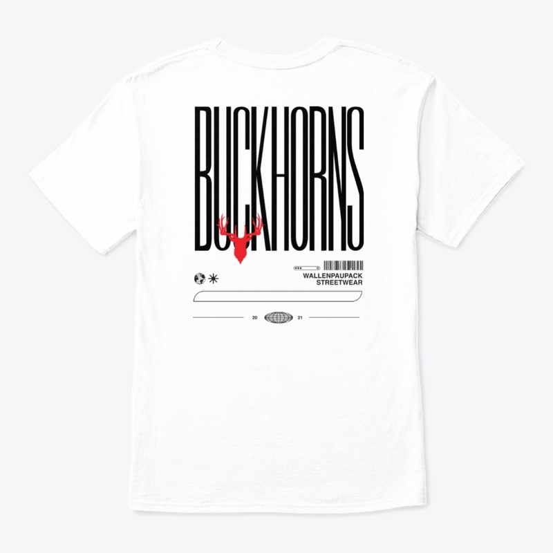 White Buckhorns Tee