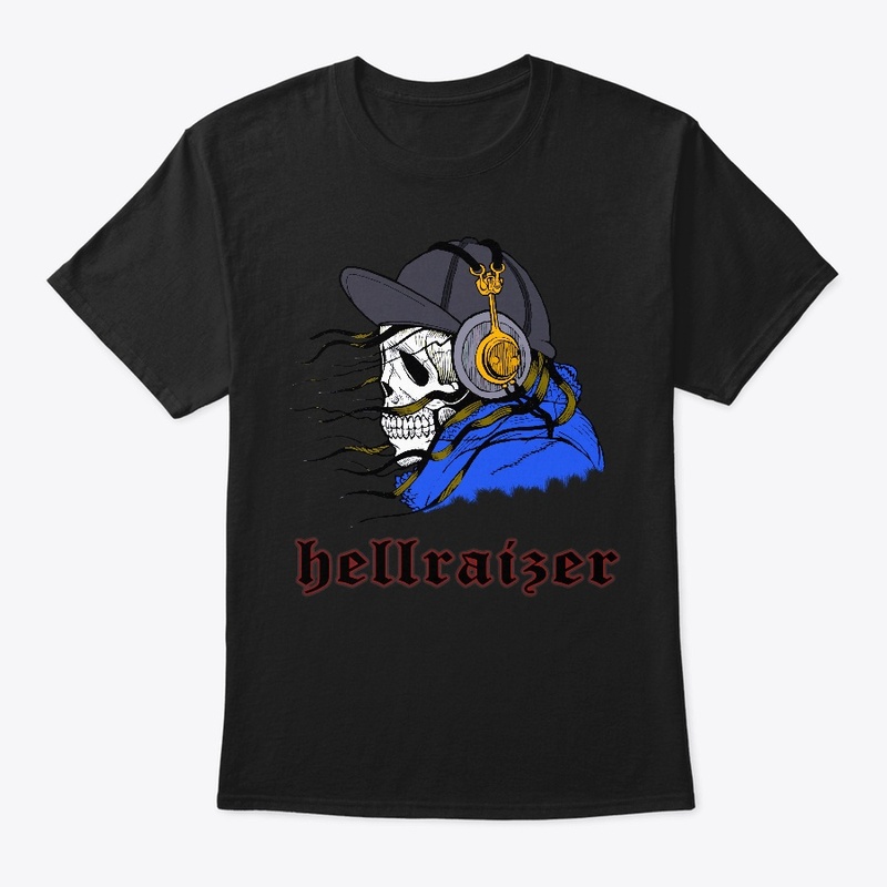 HellRaizer Skull, Headphones and Cap