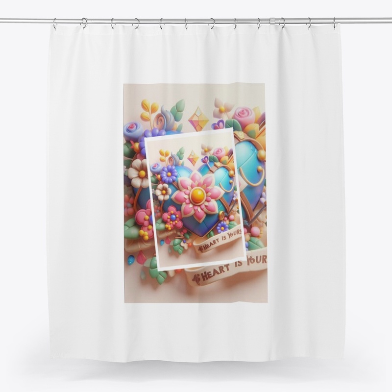 "Blooming Love Tee: Heart is Yours"
