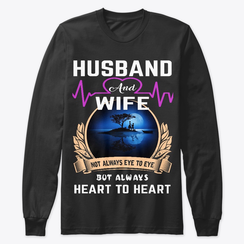 Husband and wife, heart to heart