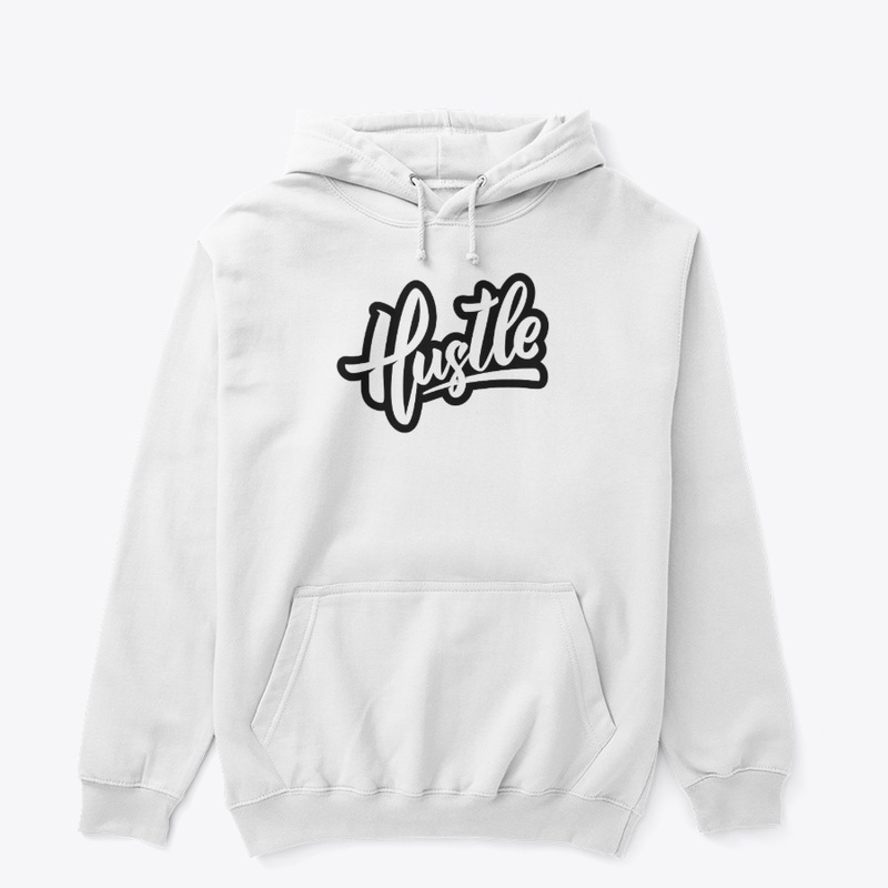 Hustle typography design 