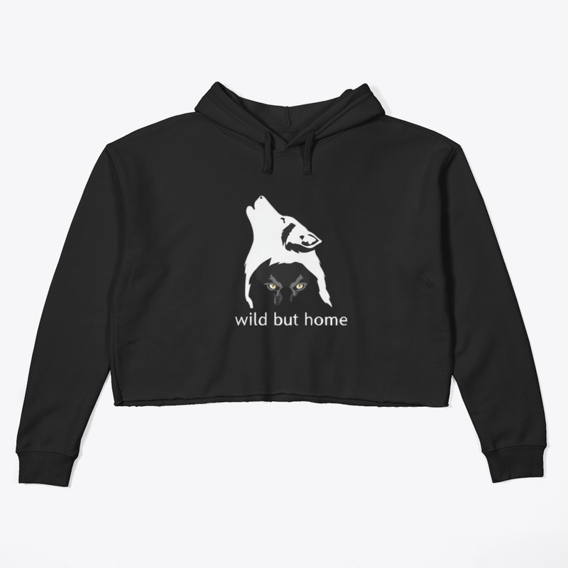 Women's Black Sheep Crop Hoodie