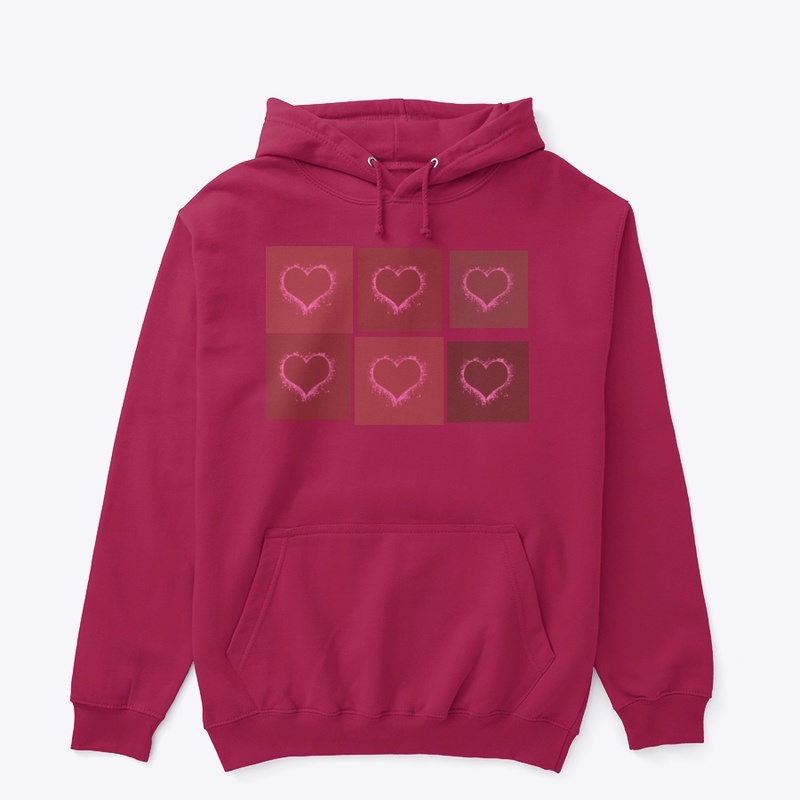 Woman's heart clothes