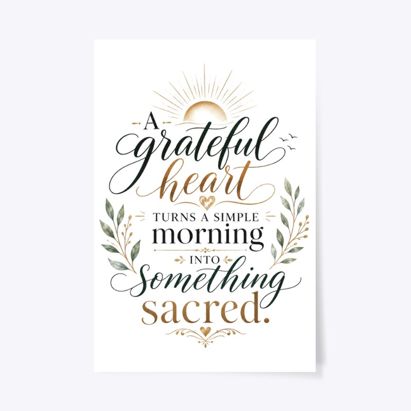 Grateful Heart Merch, Art & More