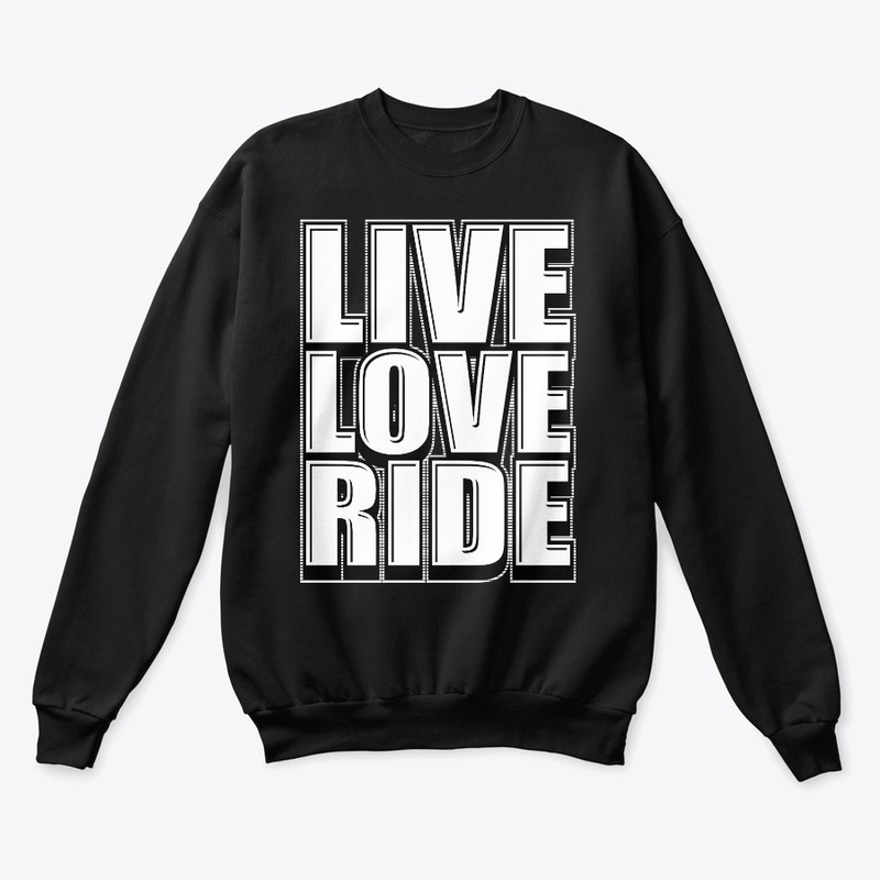 Live Love Ride Graphic Tops for Riders
