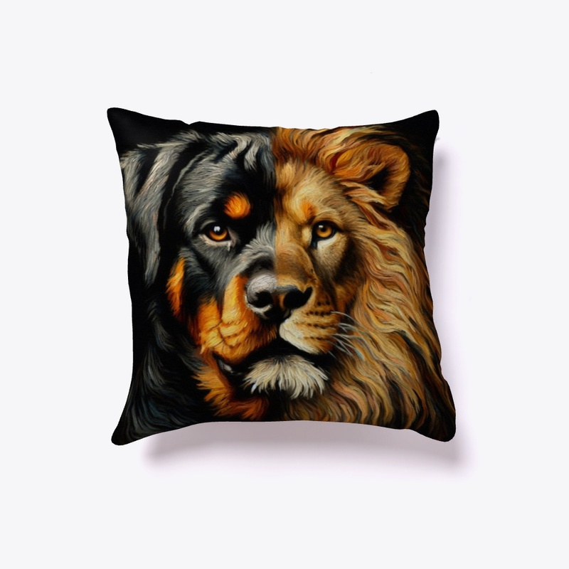 Rottweiler as a Lion