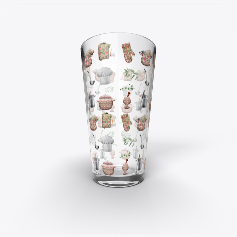 POTS AND PANS Pint Glass