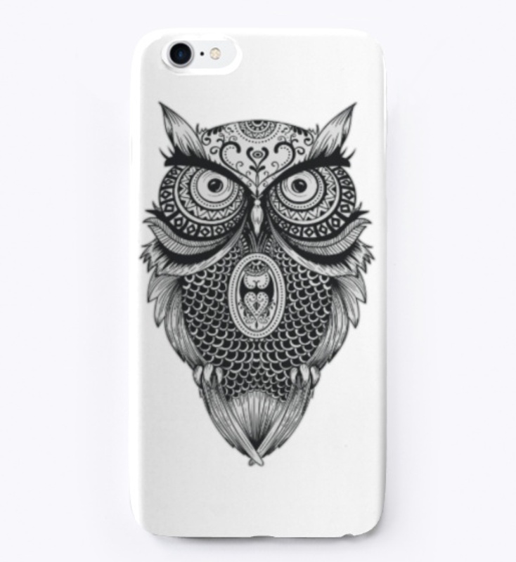 Mandala Pattern Hippie Tribal Owl Gift