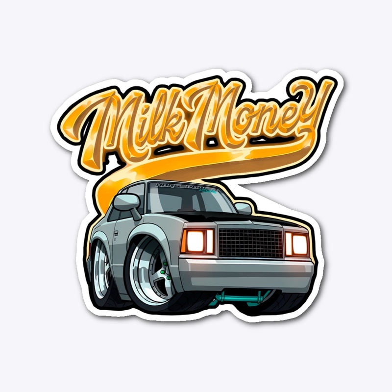 Cartoon G-Body Malibu Sticker