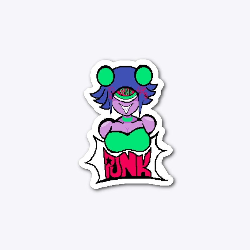 Punk Eyed Gal by Pixel Punk