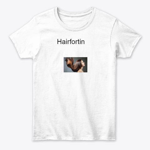 Hairfortin White T-Shirt Front