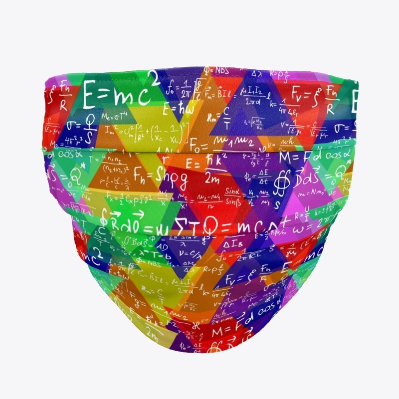 Colorful Math Neck Gaiter