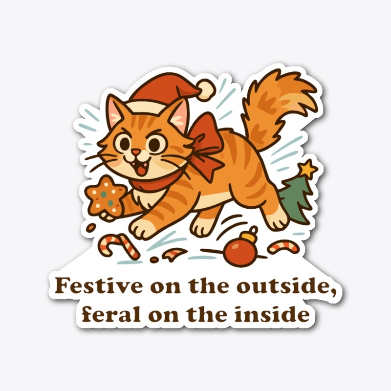 Festive Outside, Stressed Inside