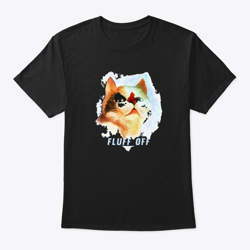 Fluff Off Black T.shirt