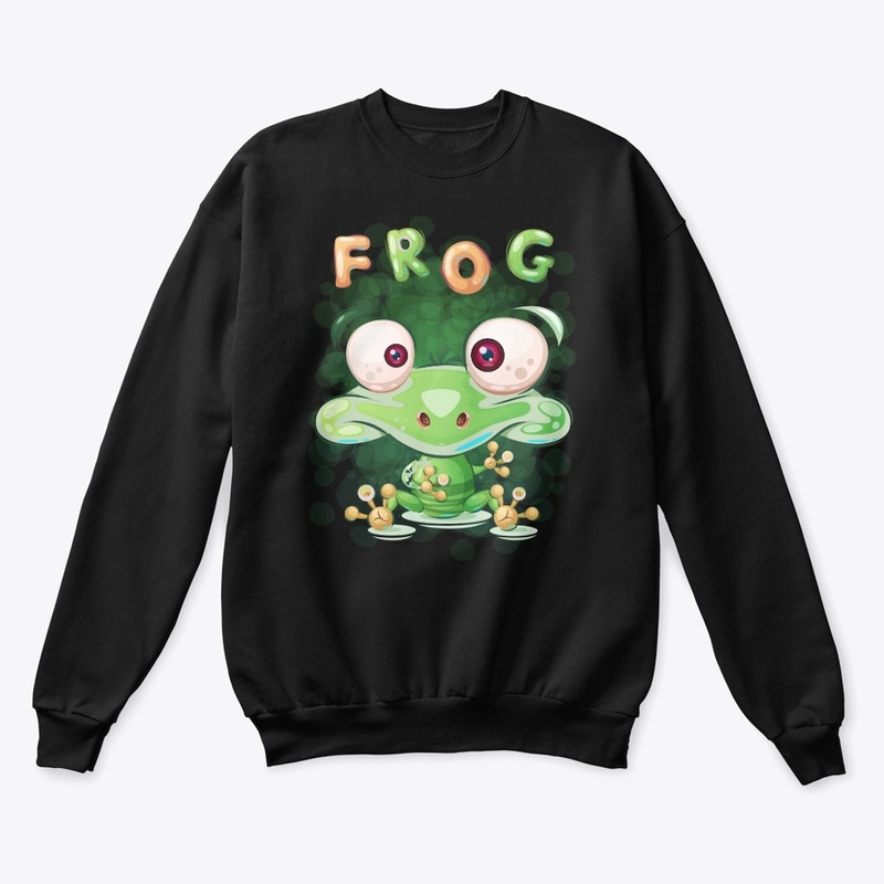 Green Frog T-Shirt Print