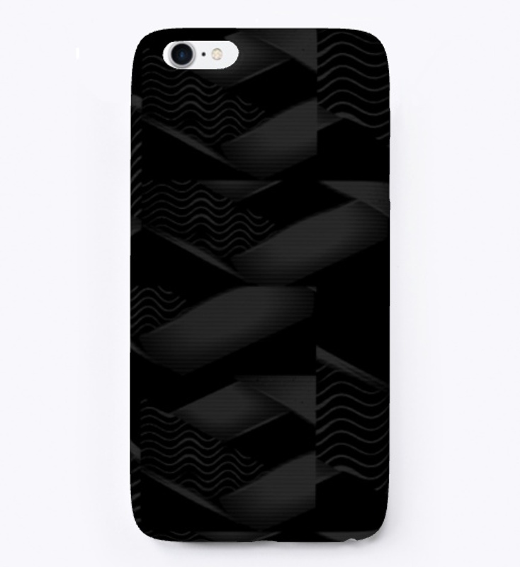 Black Grey Geometric Pattern 