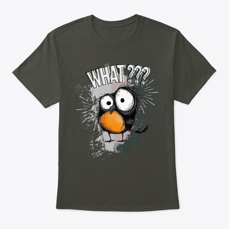 What??? Vicces póló madárral