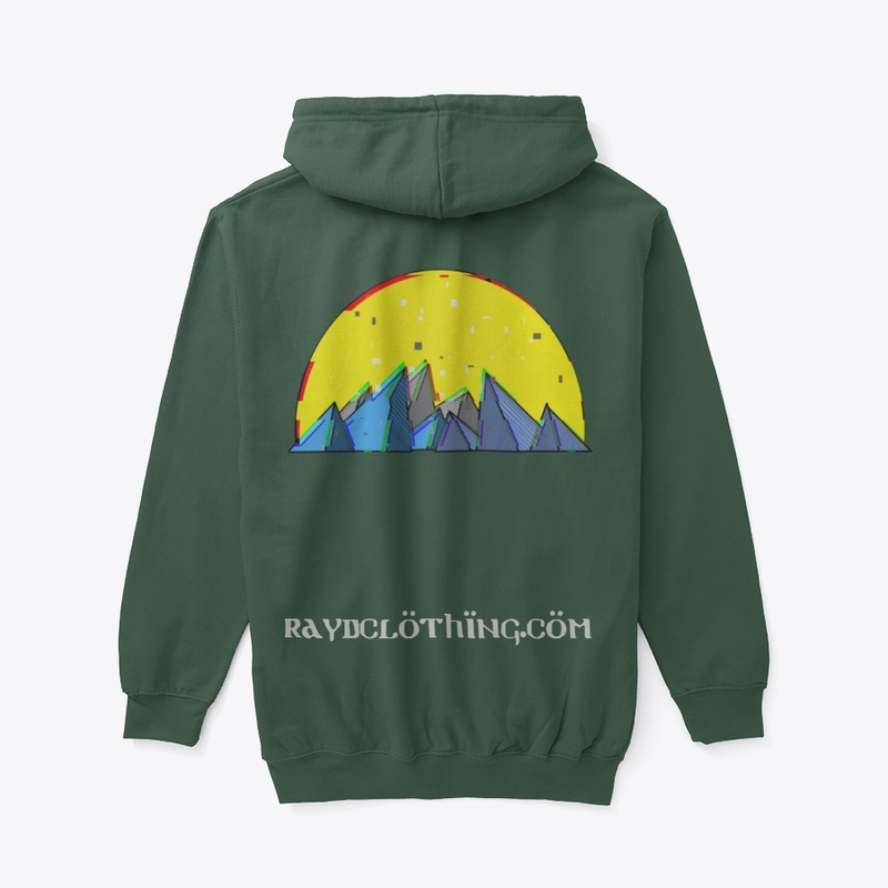 Glitchy mountain morning