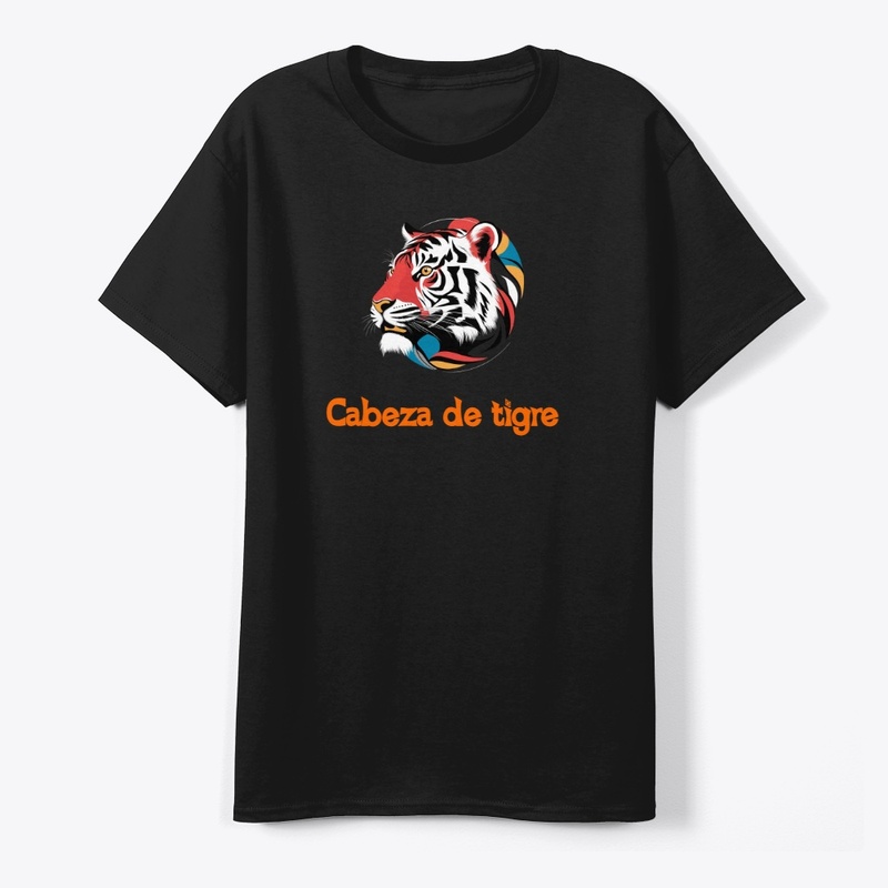 Cabeza de tigre-T-Shirt, 