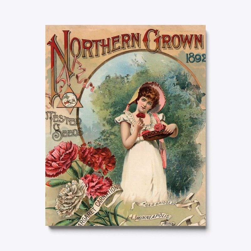 Victorian Lady With Flowers
