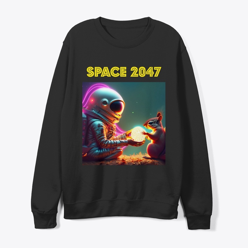 Spaceman and squirrel design