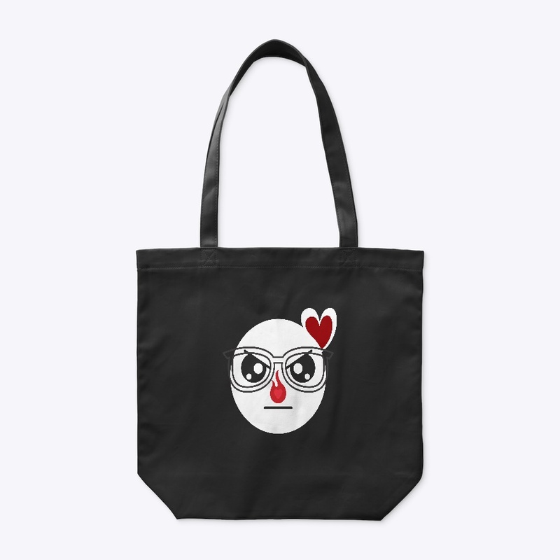 Angry In Love Cute Emoji with Glasses 