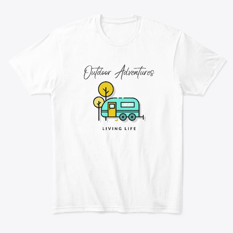 Outdoor Adventures Living Life Tee