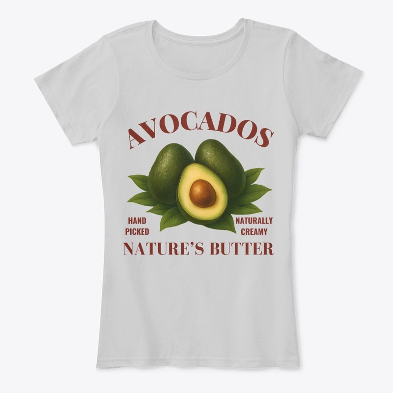 Nature’s Butter | Retro Avocado Art