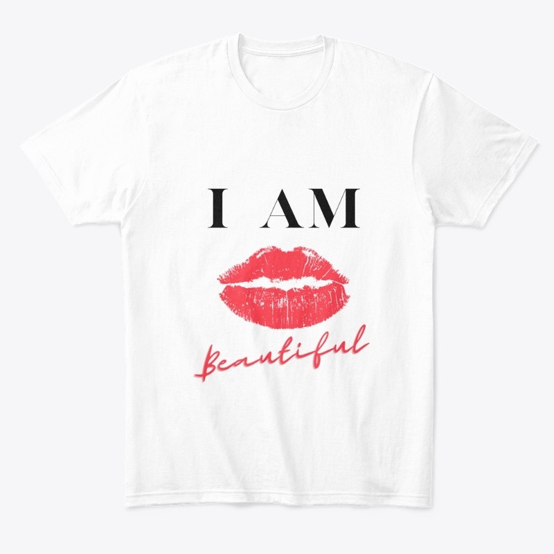 I Am Beautiful Lips Design 
