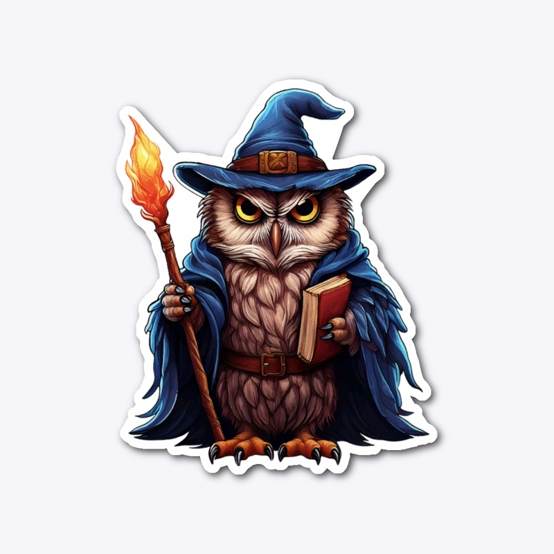 Wizard Owl Illustration